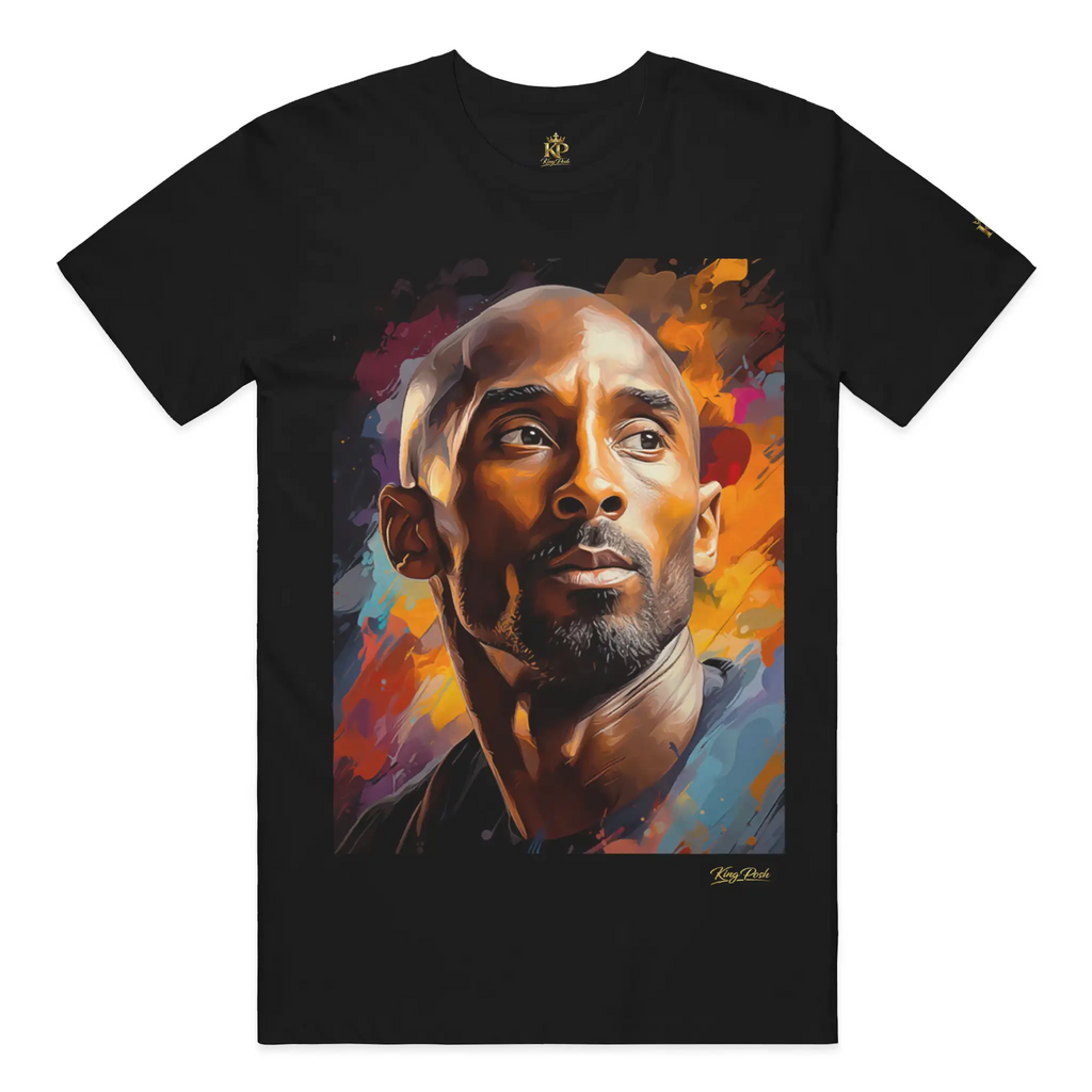 Kobe Bryant Painted BLK Heavyweight Tee