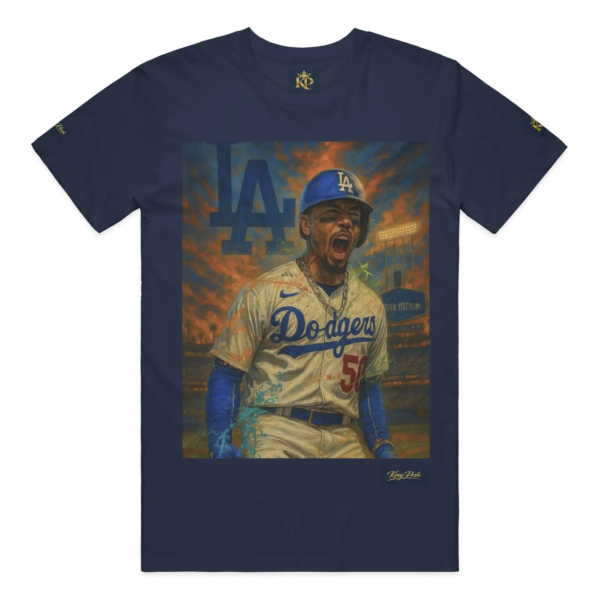 Mookie Betts Painted BLU Heavyweight Tee